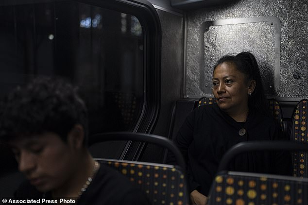 Lopez rides a bus to Beverly Hills, where she cleans houses and tries to make money while looking for a better living situation