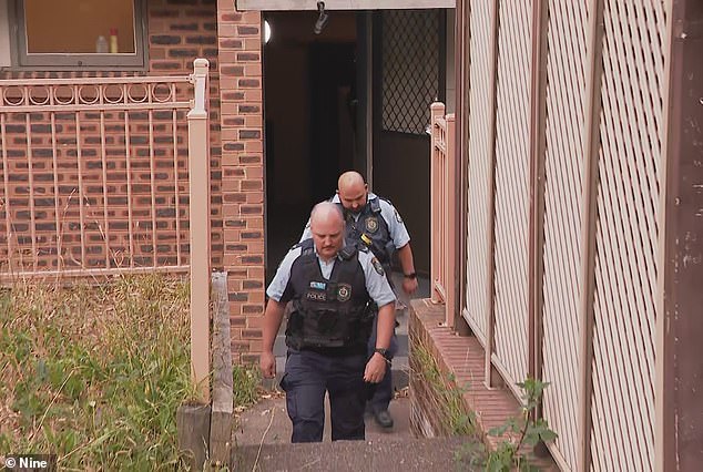 Police searched McGann Avenue, Cranebrook (pictured) on Friday morning as the search for the driver continued