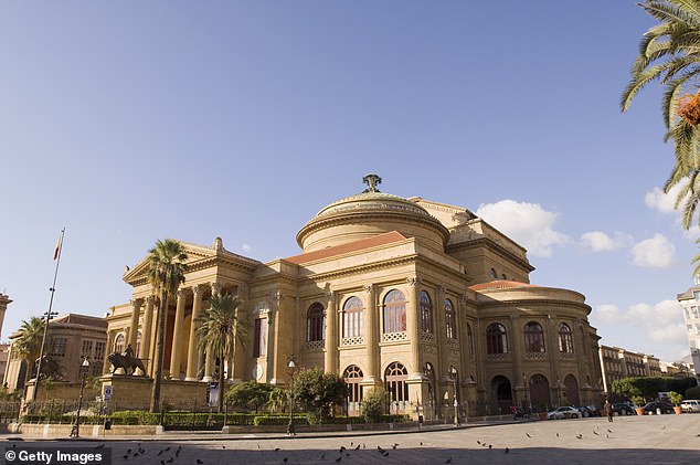 Nakajima has hired the Teatro Massimo, one of Palermo's most iconic cultural institutions, for a private performance of Don Giovanni