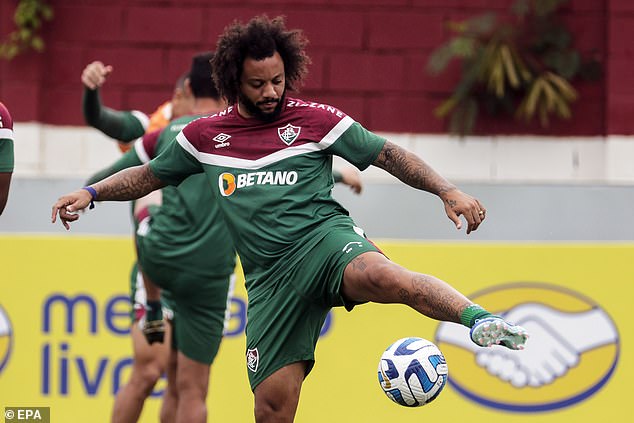 Marcelo, meanwhile, is likely to play for Fluminense in the match in his home country of Brazil