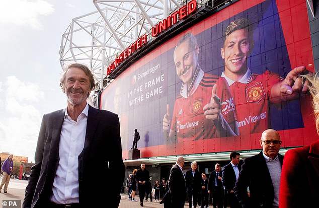 The British billionaire last month agreed a £1.3 billion deal for a 25 percent stake in the Red Devils