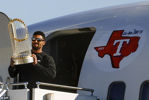 The shortstop played a big role in the Rangers' victory, as he homered twice in the World Series