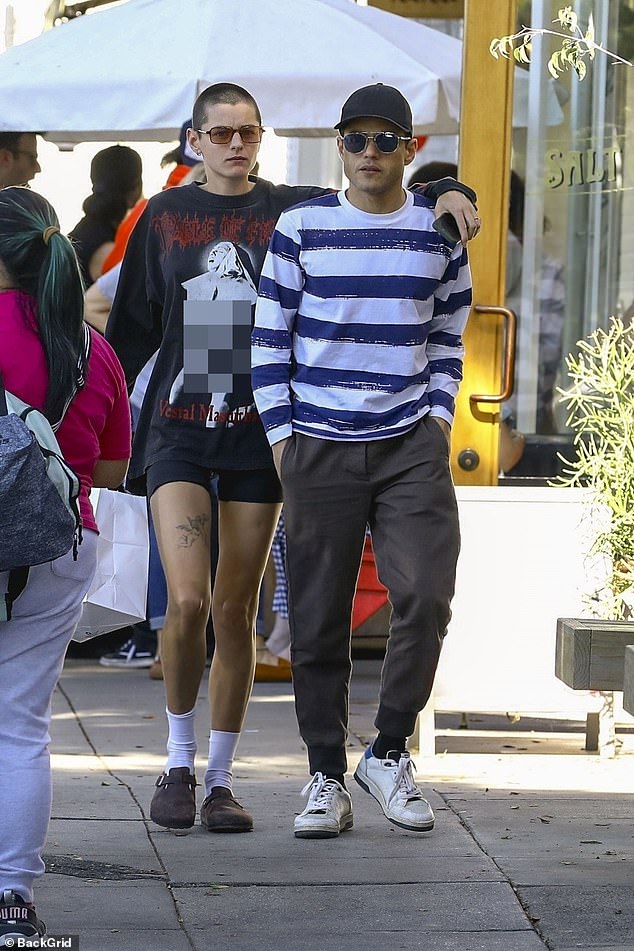 New couple alert!  The Mr.  The Robot actor, 42, went public with Emma, ​​27, in September, and the couple has been spotted out regularly since