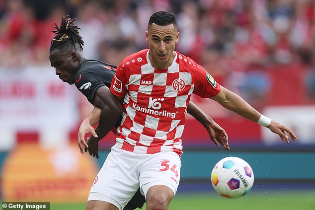 El Ghazi made three appearances for Mainz after joining the Bundesliga club in the summer