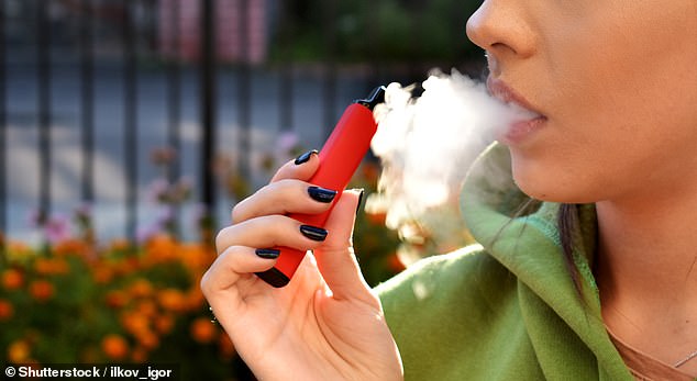 Researchers suggested vaping has increased in 2021 due to greater availability during the Covid-19 pandemic