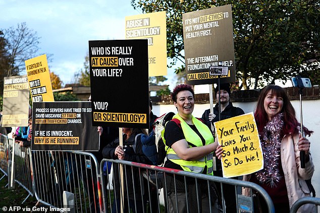 Protesters are calling for an end to the religion's 