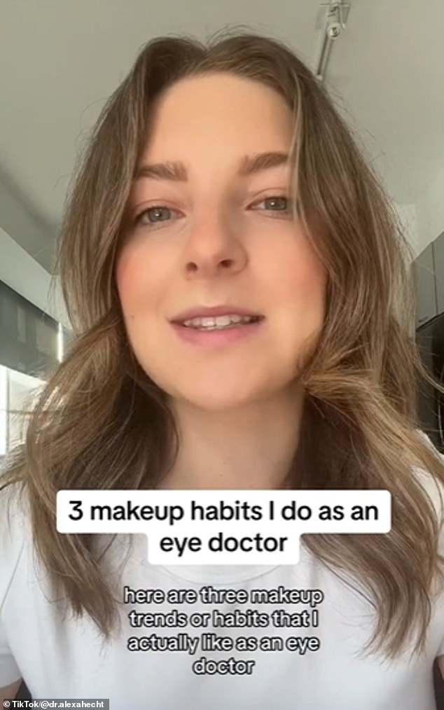 The ophthalmologist recently took to TikTok to reveal three makeup habits she always follows