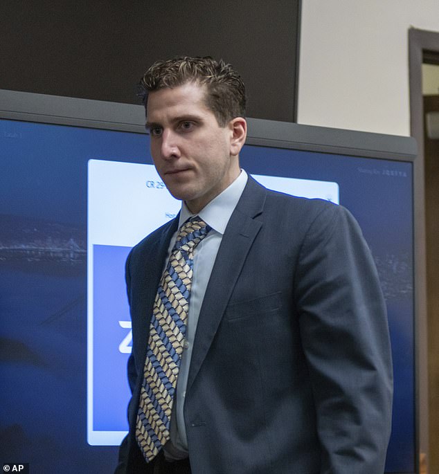 Bryan Kohberger (pictured) enters a courtroom for a hearing in Moscow, Idaho, on October 26, 2023. A judge has declined to dismiss a grand jury indictment against Kohberger, accused of fatally stabbing four University of Applied Sciences students Idaho