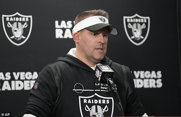 McDaniels was fired as Raiders head coach earlier this week due to the team's poor 3-5 start