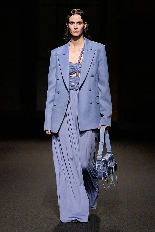 As the Altuzarra show illustrated, the somewhat masculine style with shoulder pads has come full circle