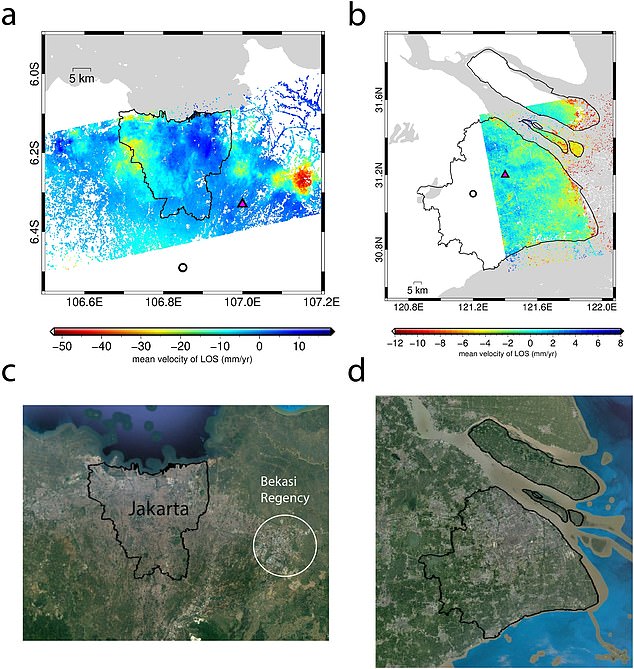 While the results may sound shocking, there is hope that some of these cities will recover.  Land subsidence in Jakarta, Indonesia has been significantly reduced over the past twenty years, from 23.5 centimeters per year to 2.5 centimeters per year.