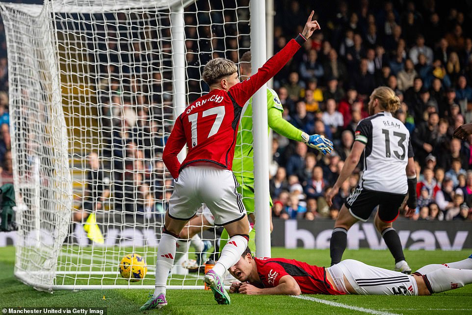 Scott McTominay thought he had scored from Alejandro Garnacho's cross, but after a four-minute VAR review the goal was disallowed