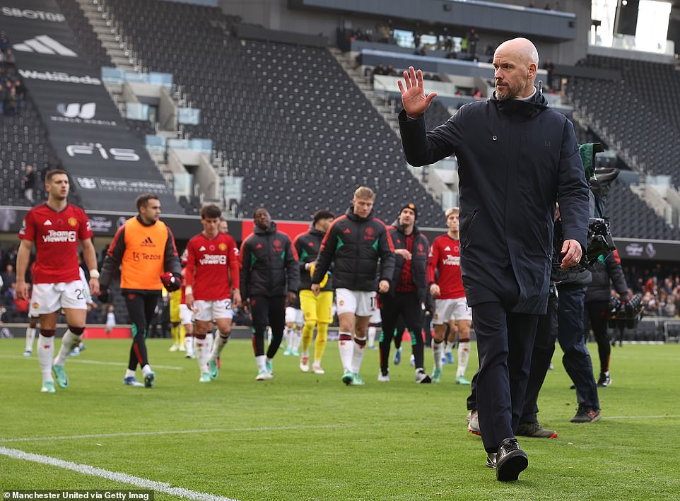 The result gives Erik ten Hag some breathing space after consecutive defeats at home against Manchester City and Newcastle