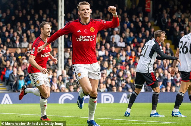 Scott McTominay was in top form for United and scored an early goal which was disallowed