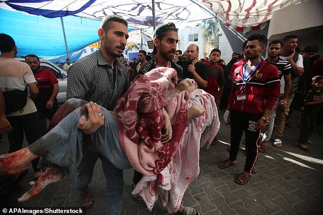 According to the Hamas-led Gaza Ministry of Health, more than 9,200 Palestinian people have been killed, including more than 3,800 children.