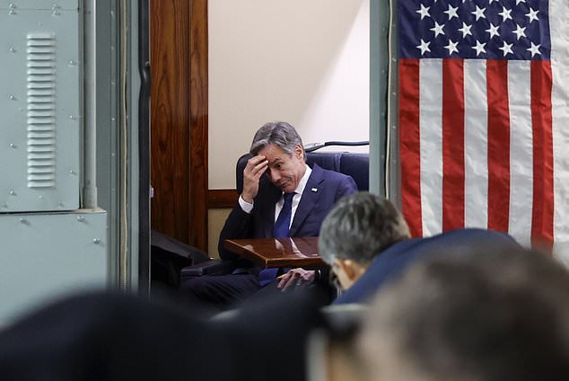 Antony Blinken tries to build support for planning a post-conflict future for Gaza (Jonathan Ernst/Polar photo via AP)