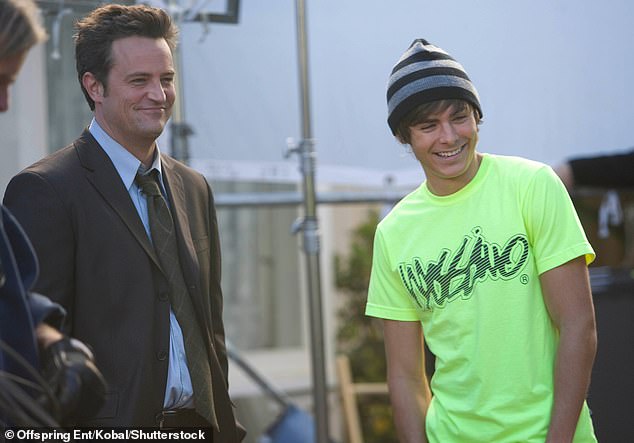 Mini me: When asked who his “younger dream version” of himself was, Matthew confirmed, “Well, it was Zac Efron.  But he said no.  So we have to find someone who says yes' (pictured in 2009)