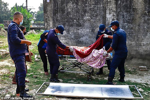 Security forces were deployed on foot and in helicopters to assist in search and rescue operations