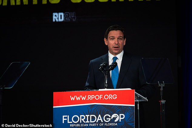 The 45-year-old Florida governor, who took care not to mention the former president, mocked those who talk about a 