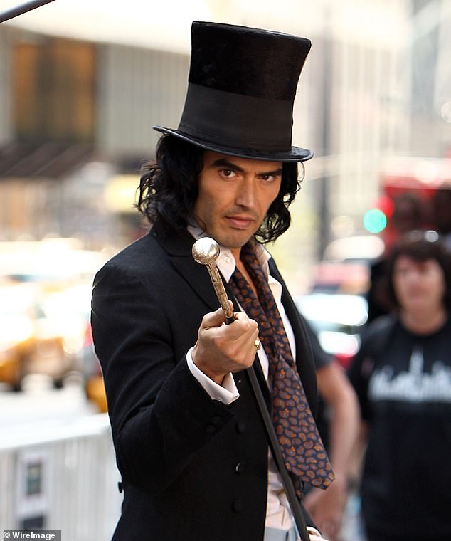 Actor and comedian Russell Brand filmed 'Arthur' on the streets of New York in 2010