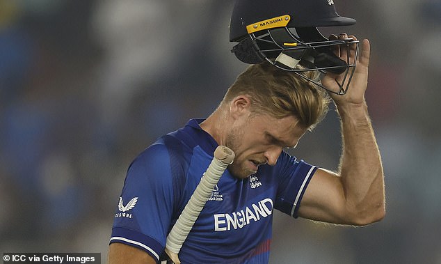 England have struggled with the bat during their dismal defense of the World Cup title in India