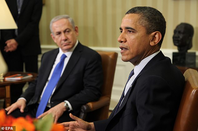 The Obama administration sought a peace deal in negotiations between Israel and the Palestinians, but ultimately failed.  Obama and Netanyahu are pictured in DC in March 2012