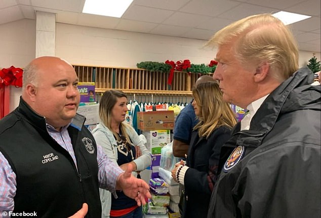 Copeland was a community pillar who was praised by President Trump for his handling of a tornado in the area in 2019