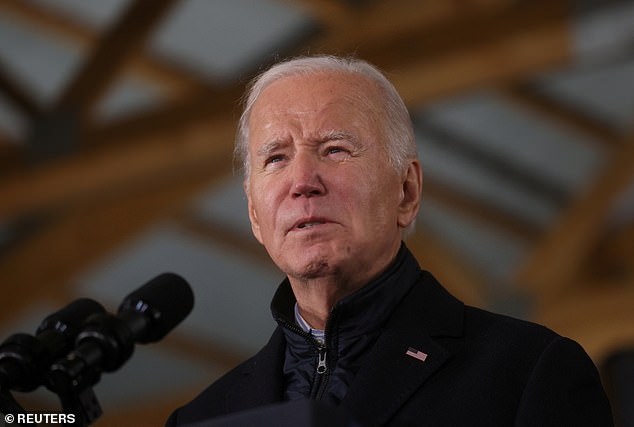 President Joe Biden drew the ire of many protesters during the pro-Palestinian march