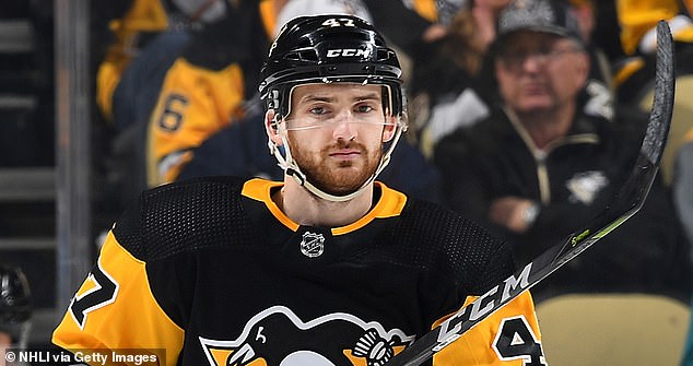 The American appeared briefly in the NHL with the Pittsburgh Penguins and scored on his debut