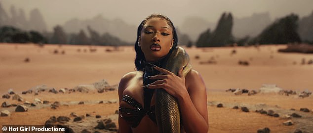 Fierce: The Savage hitmaker shed her skin after a rough year, re-emerging in her venomous music video for Cobra, which was released the day before