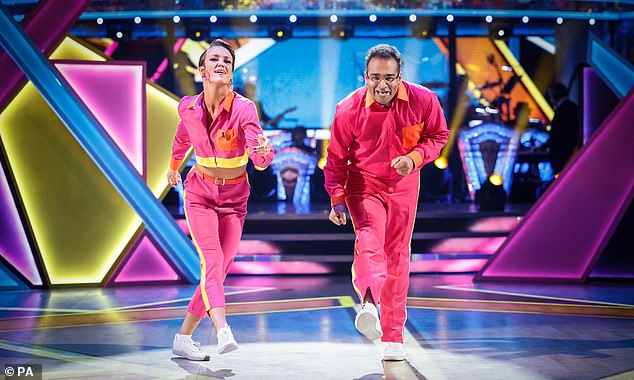 Still good: and in the middle of the rankings were Krishnan Guru-Murthy, Lauren Oakley with 29 points and Angela Rippon with Kai Widdrington on 28 points