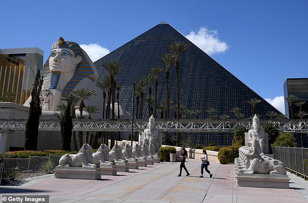 Creepy: Empty Las Vegas after pandemic lockdown restrictions in March 2020