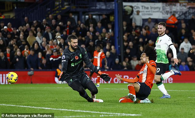 Chong received a cross from close range to give Luton a late lead at Kenilworth Road