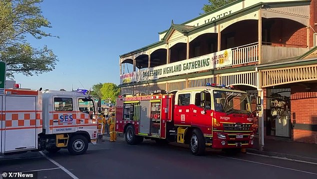 The pub was busy with hundreds of customers in the hours before the crash due to the unofficial long weekend before the Melbourne Cup bank holiday on Tuesday