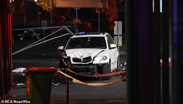 A woman from a business next to the Royal Daylesford said she and her staff were all 'shaken' after seeing some bodies on the pavement