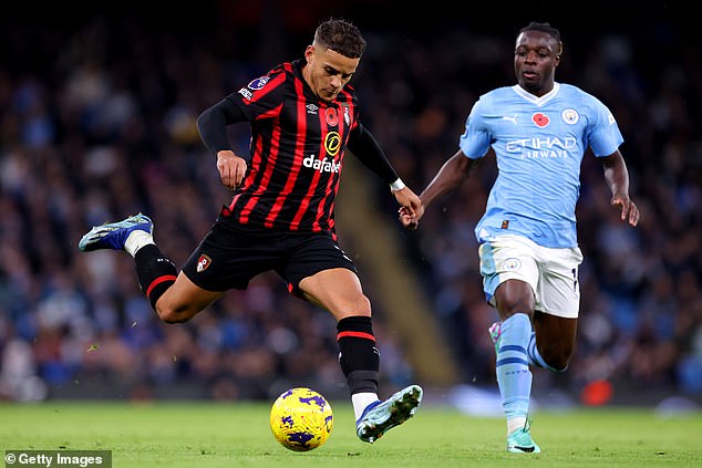 It was a difficult day for Bournemouth as City stringed together several slick moves to score