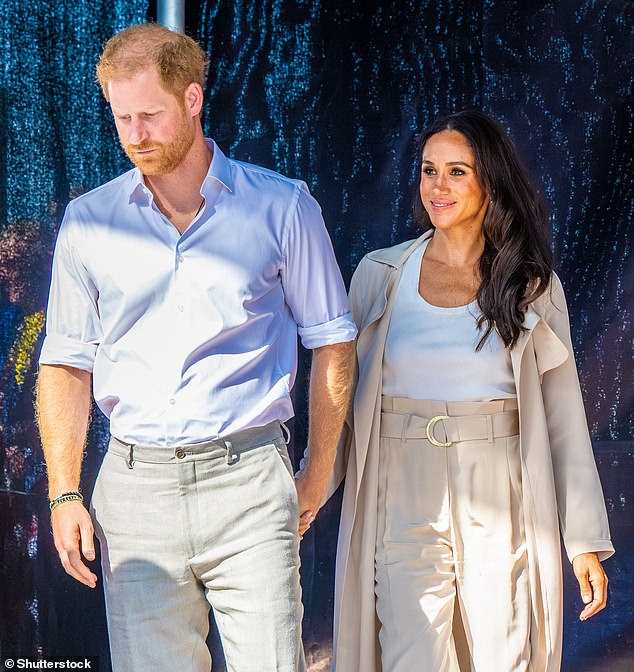 Prince Harry, Duke of Sussex and Meghan Markle, Duchess of Sussex during Day 7 of Invictus Games 2023