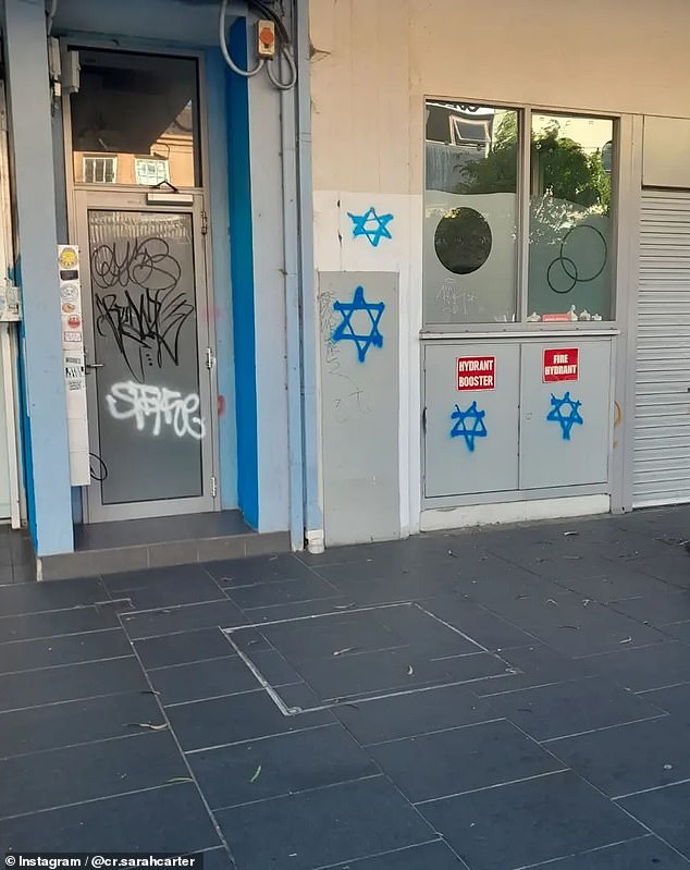 Melbourne's vandalism is reminiscent of 1930s Nazi Germany, when the doors of Jewish businesses were marked to deter Germans