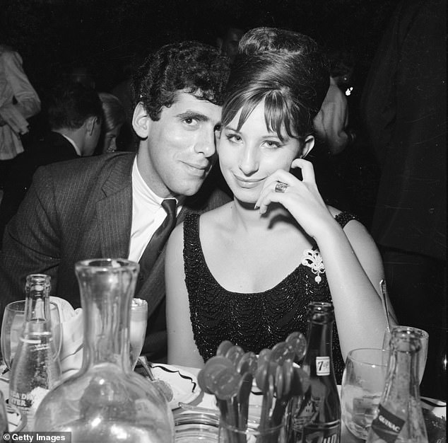 Husband number one: She was married to The Long Goodbye star Elliott Gould from 1963 until their divorce in 1971;  seen in 1967