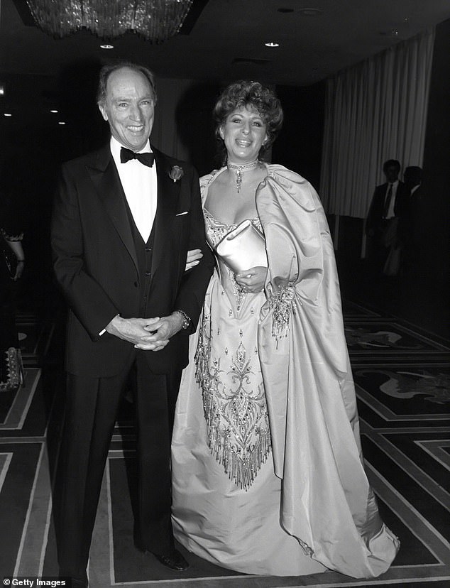 World Leader: After her divorce, but before her divorce was finalized, Streisand began a brief relationship with Pierre Trudeau during his first stint as Prime Minister of Canada;  pictured in 1983