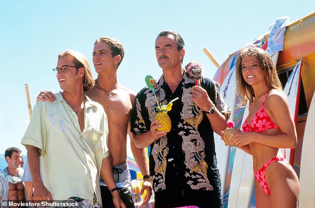 AJ Langer on the right in Meet The Deedles, a 1998 comedy that also starred Paul Walker