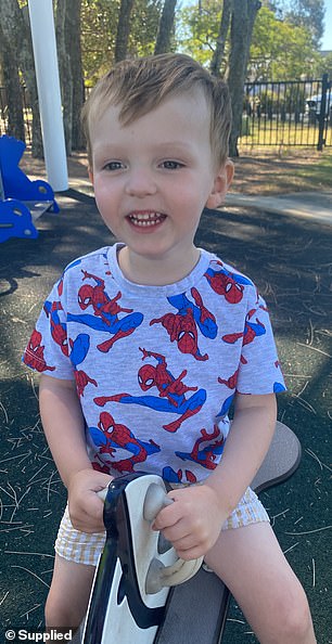 Lachie's prognosis is positive: the cancer is curable at this stage and the hope is that he will be better in six months