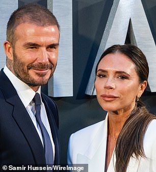 Pictured: David and Victoria Beckham