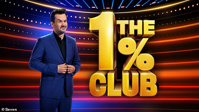 On Seven, the 1% Club attracted a solid audience for the network.  Pictured: host Jim Jefferies