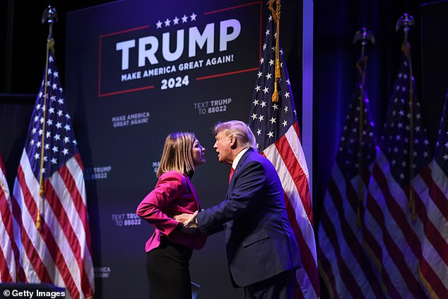 Reynolds had introduced Trump at an event in March.  But Trump has accused her of disloyalty for considering an endorsement for the caucuses and trying to take credit for winning the governorship.