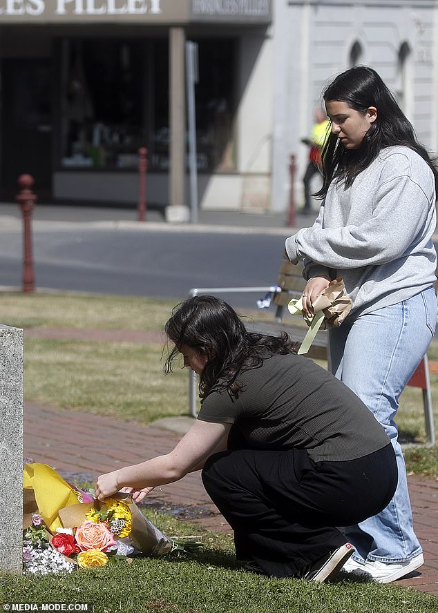 Mourners are still attending an impromptu memorial at the scene