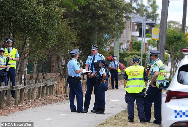 Police have launched a manhunt after witnesses revealed that two people had fled