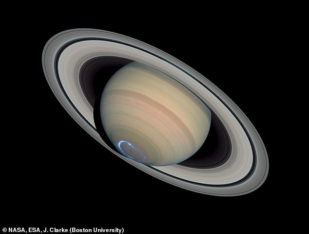 During its 29-year orbit, Saturn tilts toward and away from the sun, giving Earth different views of its vast rings