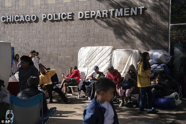 The meeting was to discuss whether the city should ask voters in March whether Chicago should remain a sanctuary city as the city continues to be overwhelmed by nearly 20,000 newly arrived migrants.