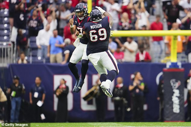 The Texans moved to 4-4 with the stunning win and are in the thick of the playoff race